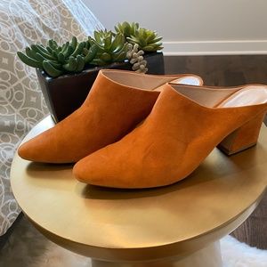 Suede Mule Slides